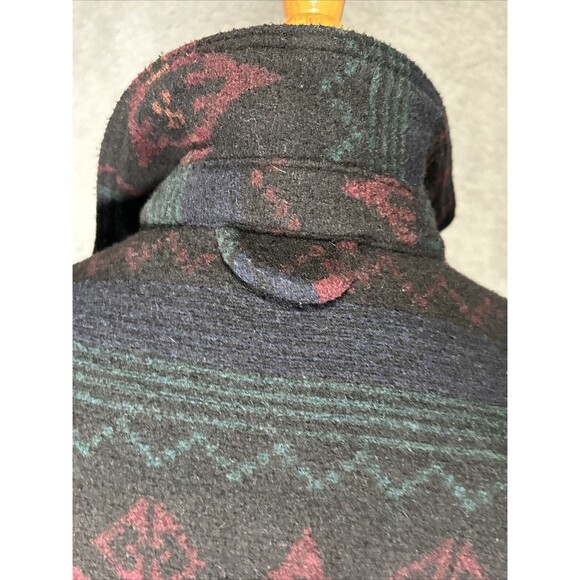 Jachs New York Men's L Muted Shirt Jacket Southwest Pattern Faux Shearling - Picture 6 of 11